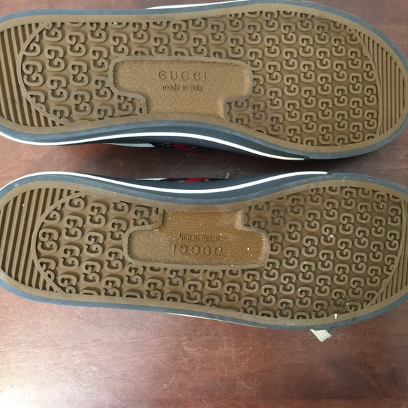 GUCCI GREY OFF THE GRID 'GUCCI TENNIS 1977' SNEAKERS - Picture 11 of 14